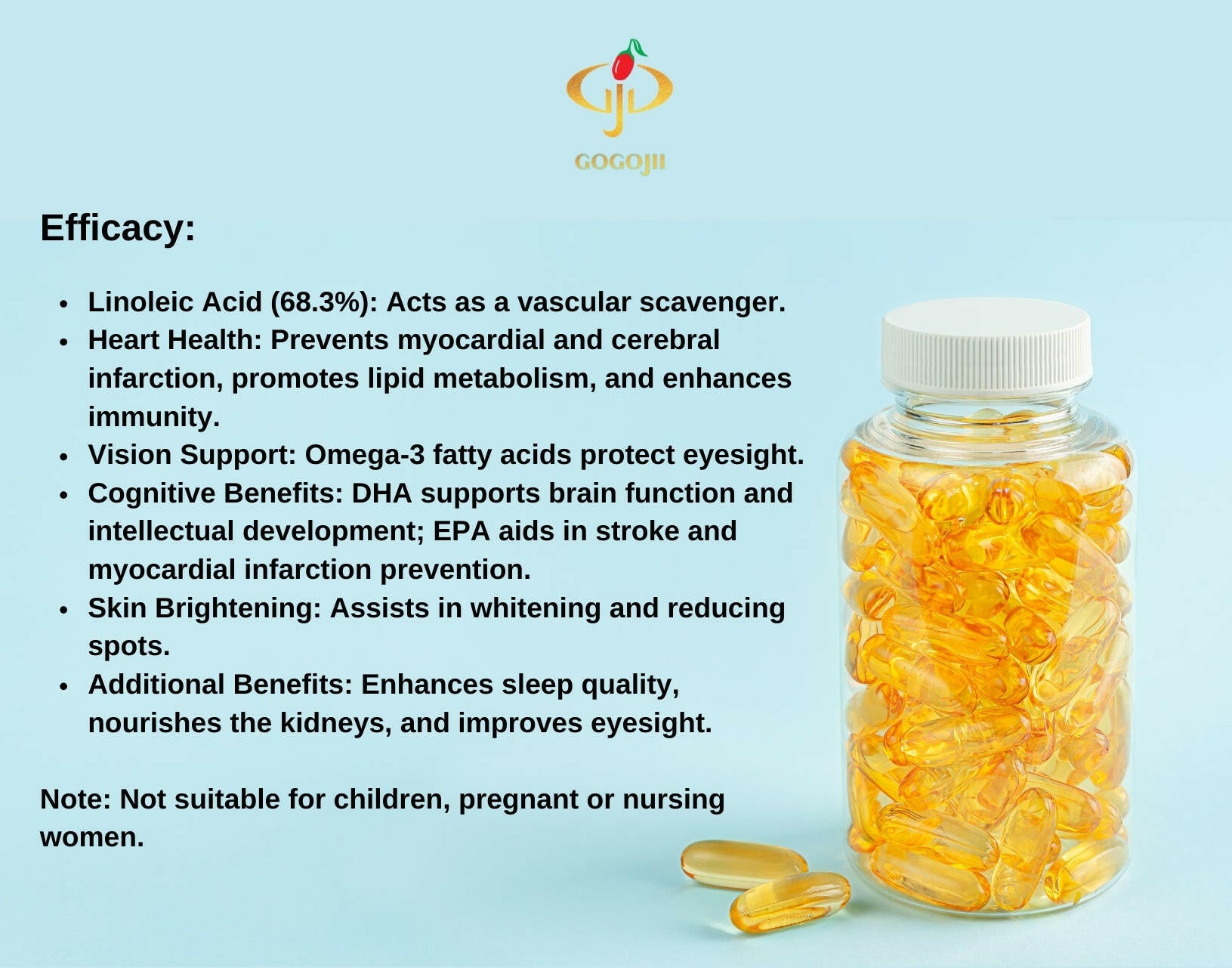 WELL GEL (Goji Seed Oil Soft Gel).